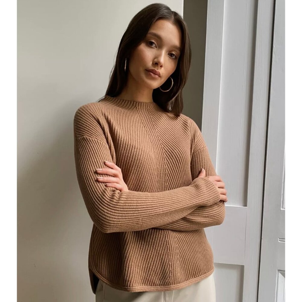 Aritzia Babaton Chalmers Sweater - 2019 - Heather Constant Camel - Sz XS